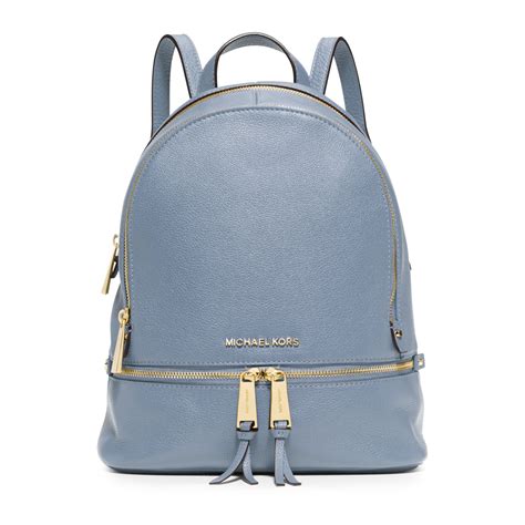 pale blue large michael kors purse|blue michael kors backpack purse.